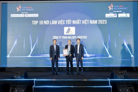 MELODY LOGISTICS được vinh danh trong Top 10 nơi làm việc tốt nhất Việt Nam năm 2023 (VBW10)