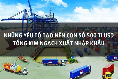 500 tỉ USD tổng kim ngạch xuất nhập khẩu nằm trong tầm tay