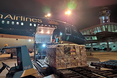 Vietnam Airlines miễn cước vận chuyển trang phục bảo hộ y tế và khẩu trang