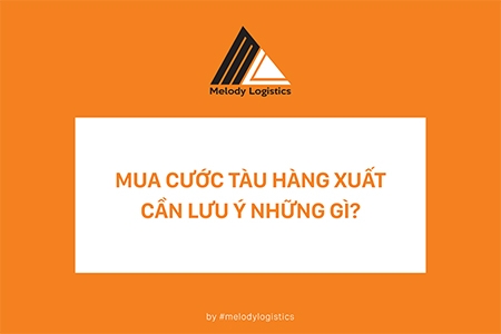 MUA CƯỚC TÀU HÀNG XUẤT CẦN LƯU Ý NHỮNG GÌ?