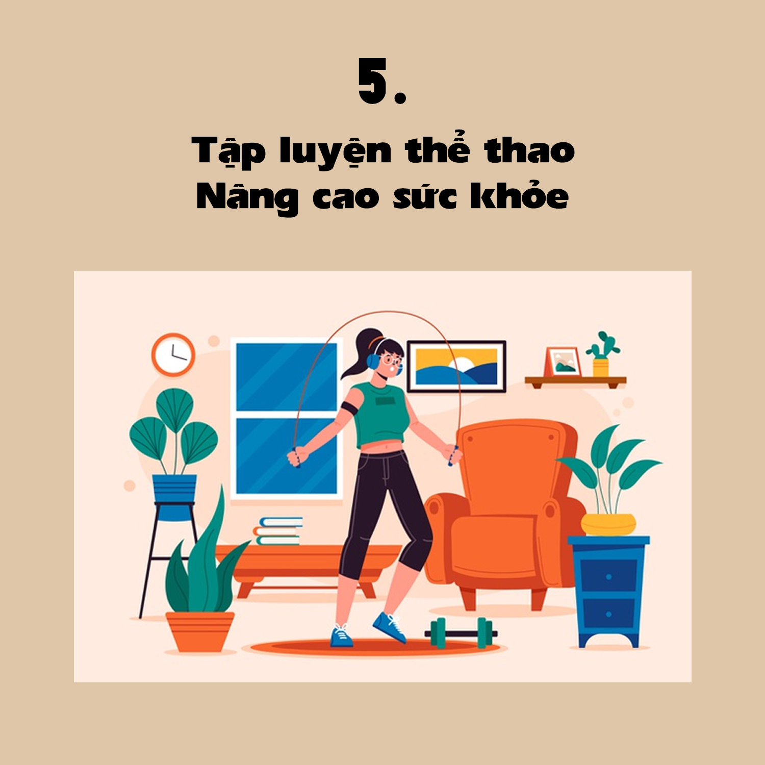 Tập luyện thể thao nâng cao sức khỏe