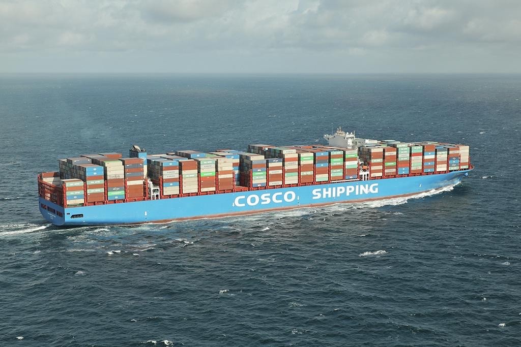 China is now the largest container ship-owning nation